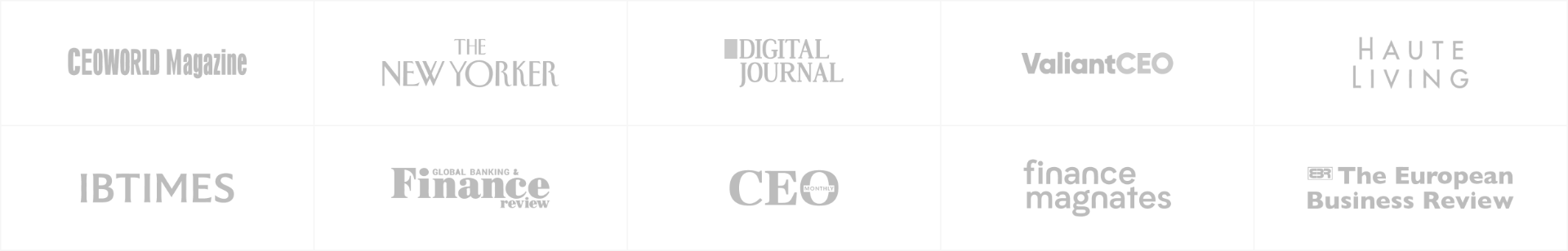 Press logos